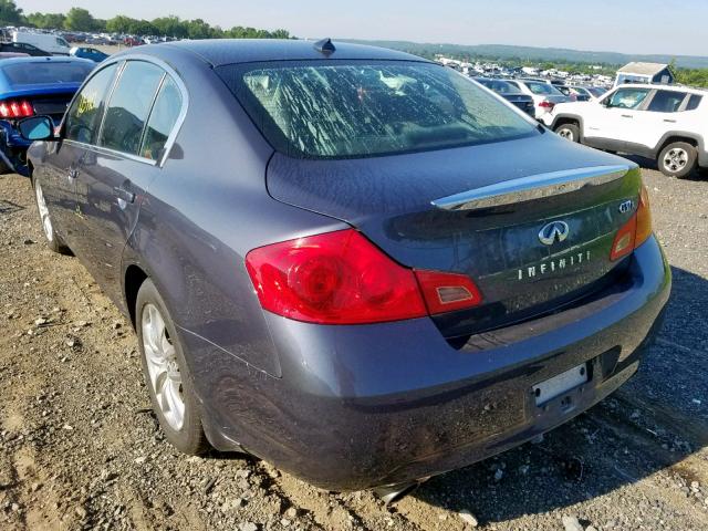 JNKCV61F59M351656 - 2009 INFINITI G37 GRAY photo 3