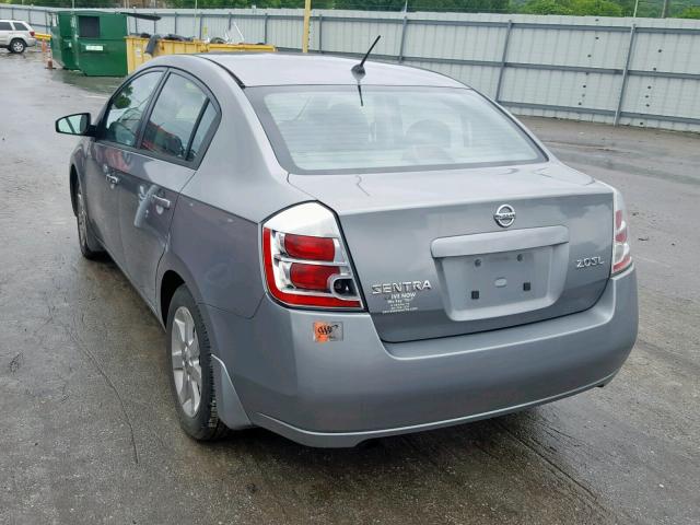 3N1AB61E47L622144 - 2007 NISSAN SENTRA 2.0 GRAY photo 3