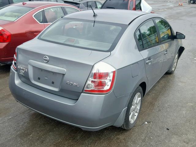 3N1AB61E47L622144 - 2007 NISSAN SENTRA 2.0 GRAY photo 4