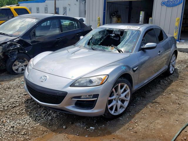 JM1FE1C4XA0404814 - 2010 MAZDA RX8 SILVER photo 2