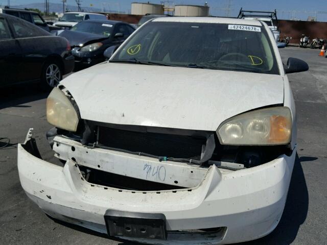 1G1ZS58N27F281572 - 2007 CHEVROLET MALIBU LS თეთრი ფოტო 9