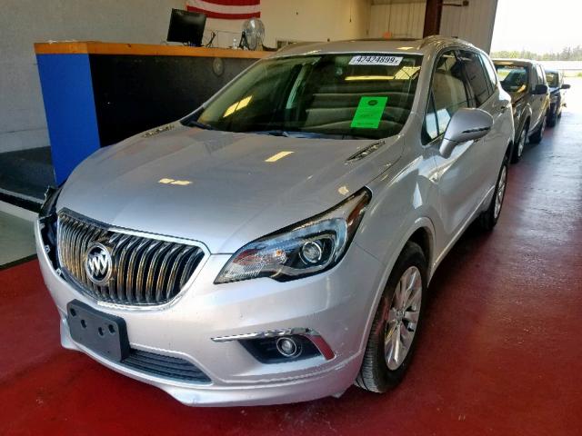 LRBFXDSA7HD147082 - 2017 BUICK ENVISION E SILVER photo 2