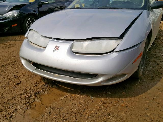 1G8ZY12712Z286434 - 2002 SATURN SC2 SILVER photo 9