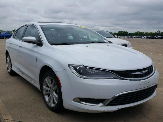 1C3CCCABXFN631053 - 2015 CHRYSLER 200 LIMITE WHITE photo 1