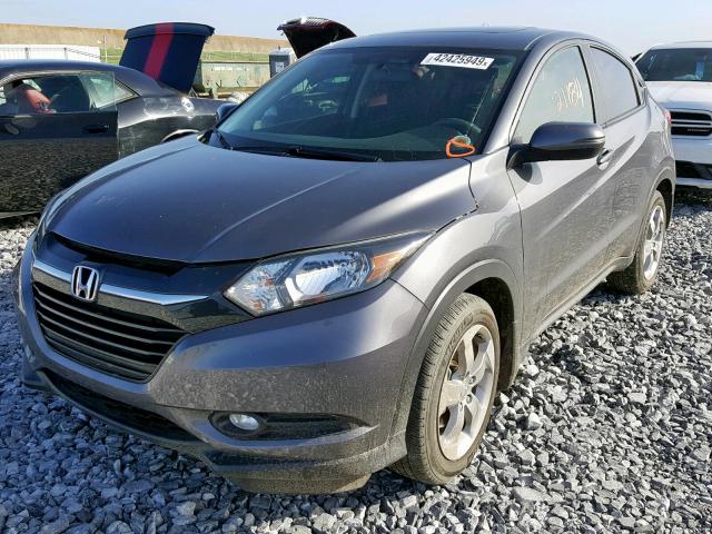 3CZRU5H50HM710270 - 2017 HONDA HR-V EX GRAY photo 2