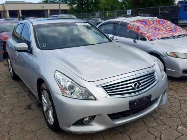 JN1CV6AR0AM460478 - 2010 INFINITI G37 SILVER photo 1