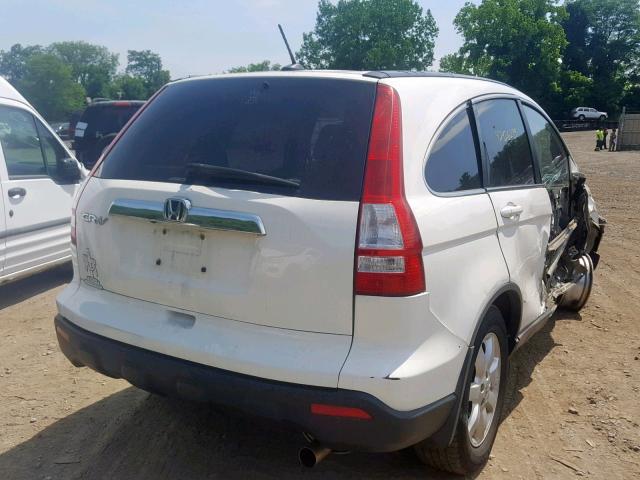 5J6RE48788L038808 - 2008 HONDA CR-V EXL WHITE photo 4