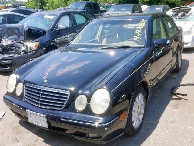 WDBJF65J91B364414 - 2001 MERCEDES-BENZ E 320 BLACK photo 2