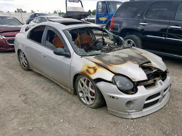 1B3ES66SX4D582488 - 2004 DODGE NEON SRT-4 SILVER photo 1