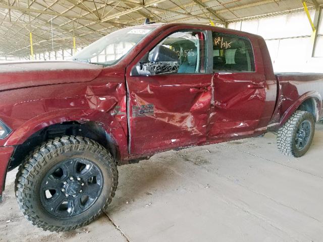 3C6UR5NL3HG571424 - 2017 RAM 2500 LARAM BURGUNDY photo 9