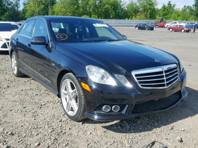 WDDHF5KB0CA642641 - 2012 MERCEDES-BENZ E 350 BLACK photo 1