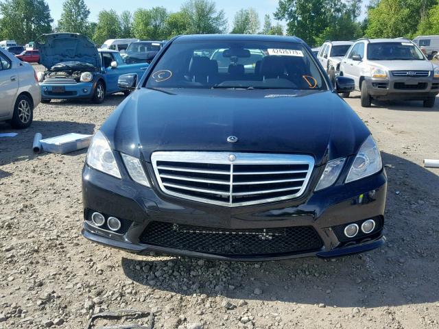 WDDHF5KB0CA642641 - 2012 MERCEDES-BENZ E 350 BLACK photo 9