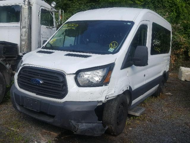 1FDZK1CM8FKA18700 - 2015 FORD TRANSIT T- WHITE photo 2