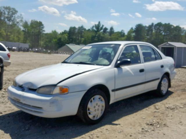 1Y1SK5280YZ420234 - 2000 CHEVROLET GEO PRIZM WHITE photo 2