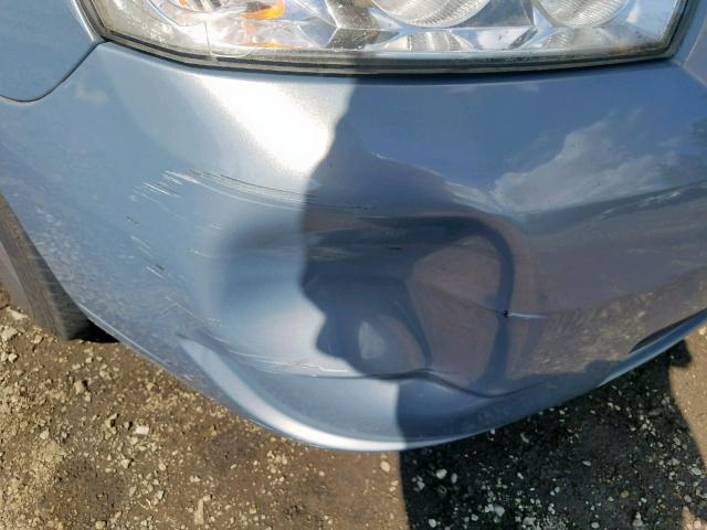 1G1ZS58F38F134493 - 2008 CHEVROLET MALIBU LS BLUE photo 9