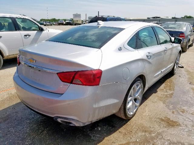 2G1145S32G9173962 - 2016 CHEVROLET IMPALA LTZ SILVER photo 4