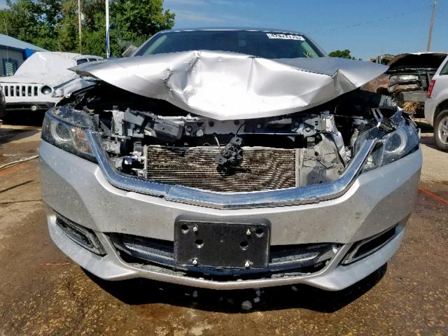 2G1145S32G9173962 - 2016 CHEVROLET IMPALA LTZ SILVER photo 9