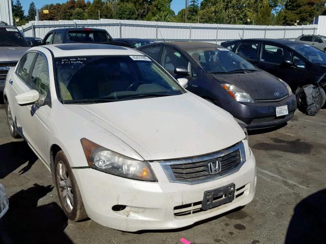 1HGCP3F88AA001045 - 2010 HONDA ACCORD EXL WHITE photo 1