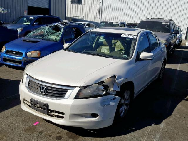 1HGCP3F88AA001045 - 2010 HONDA ACCORD EXL WHITE photo 2