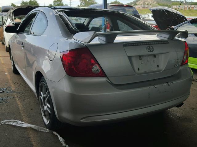 JTKDE167570206625 - 2007 TOYOTA SCION TC Gümüş foto 3