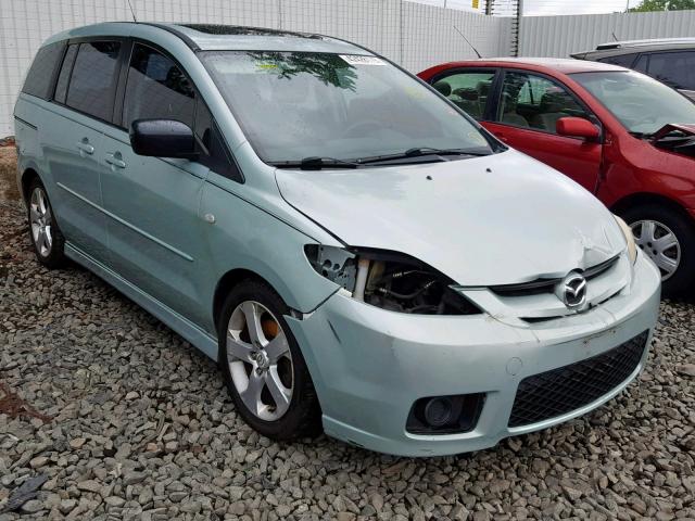 JM1CR29L660108949 - 2006 MAZDA 5 BLUE photo 1