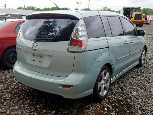 JM1CR29L660108949 - 2006 MAZDA 5 BLUE photo 4