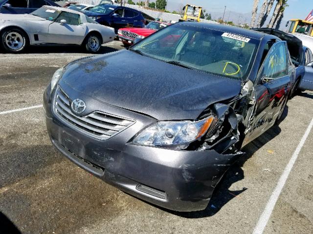 4T1BB46K09U100393 - 2009 TOYOTA CAMRY HYBR GRAY photo 2