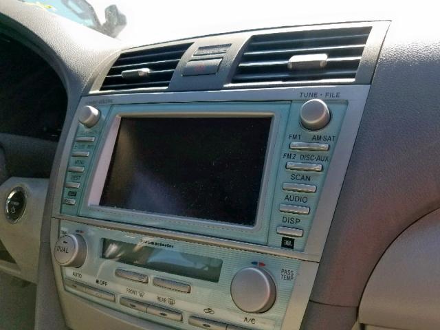 4T1BB46K09U100393 - 2009 TOYOTA CAMRY HYBR GRAY photo 9