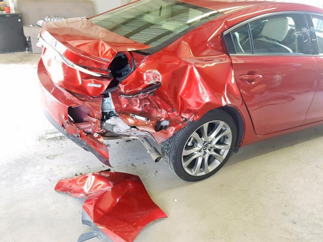 JM1GJ1W61E1151430 - 2014 MAZDA 6 GRAND TO RED photo 9