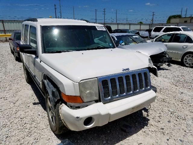 1J8HG48K38C227875 - 2008 JEEP COMMANDER თეთრი ფოტო 1
