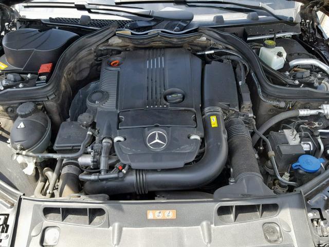 WDDGJ4HB7EG273711 - 2014 MERCEDES-BENZ C 250 BLACK photo 7