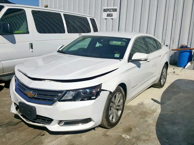 2G1105SA2H9174850 - 2017 CHEVROLET IMPALA LT WHITE photo 2