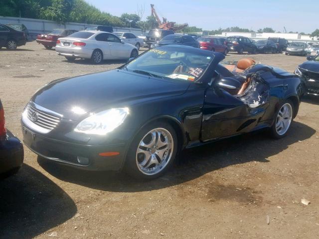 JTHFN48Y440058985 - 2004 LEXUS SC 430 BLACK photo 2