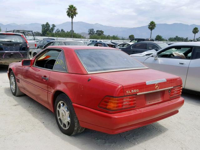 WDBFA63E9RF103251 - 1994 MERCEDES-BENZ SL 320 RED photo 3