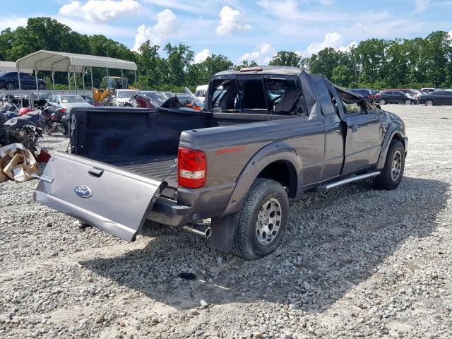 1FTKR1EE3BPA85175 - 2011 FORD RANGER SUP GRAY photo 4