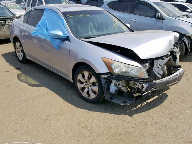 1HGCP26828A048950 - 2008 HONDA ACCORD EXL SILVER photo 1