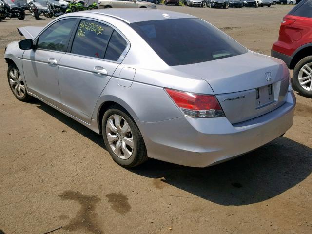 1HGCP26828A048950 - 2008 HONDA ACCORD EXL SILVER photo 3