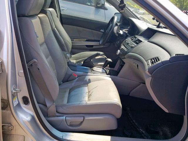 1HGCP26828A048950 - 2008 HONDA ACCORD EXL SILVER photo 5