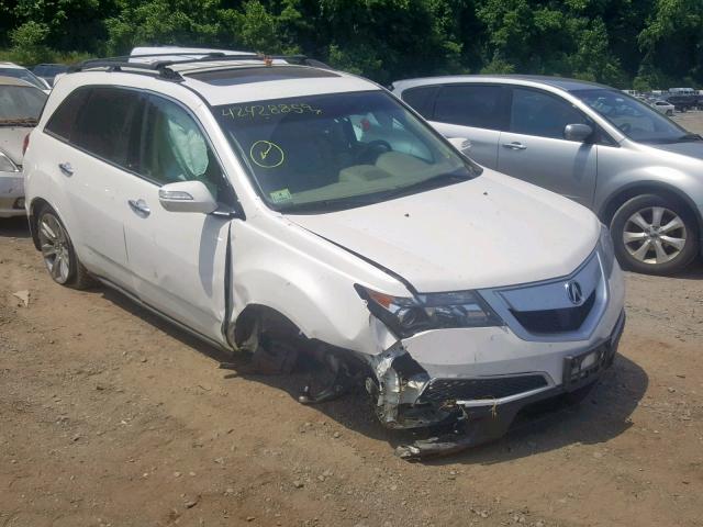 2HNYD2H64CH509479 - 2012 ACURA MDX ADVANC WHITE photo 1