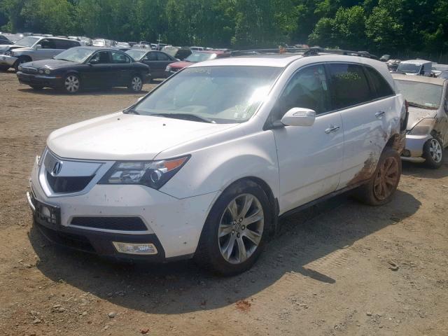 2HNYD2H64CH509479 - 2012 ACURA MDX ADVANC WHITE photo 2