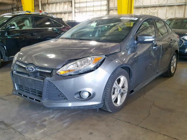 1FADP3F28EL391515 - 2014 FORD FOCUS SE GRAY photo 2