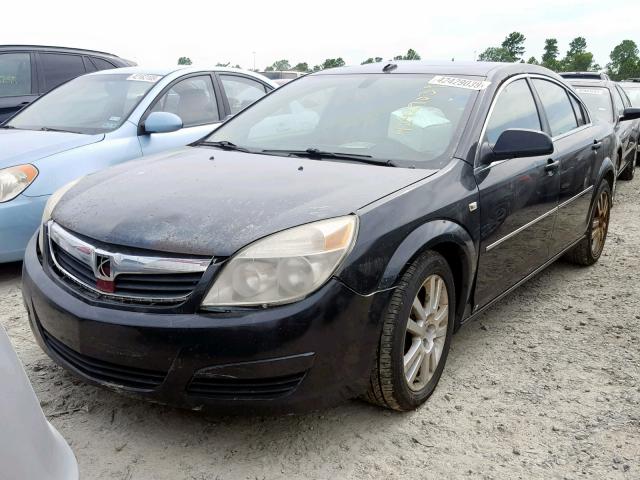 1G8ZS57N18F122854 - 2008 SATURN AURA XE BLACK photo 2