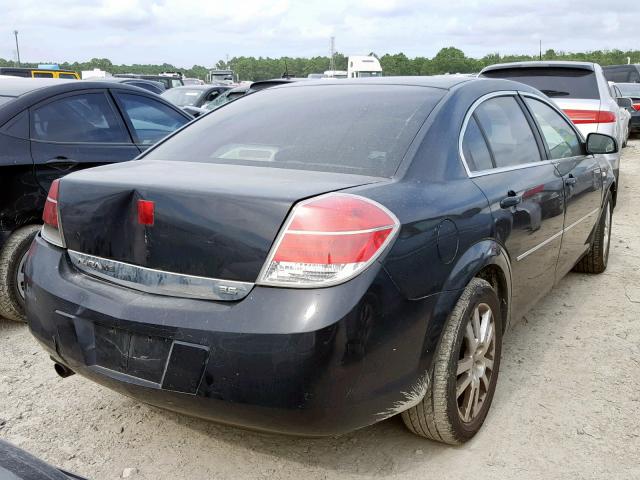 1G8ZS57N18F122854 - 2008 SATURN AURA XE BLACK photo 4