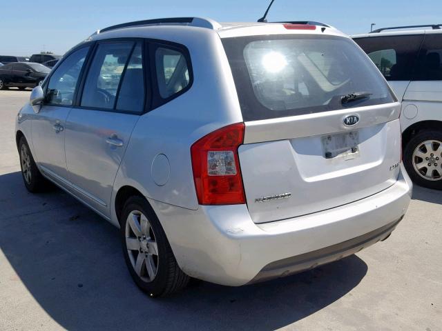 KNAFG526077110453 - 2007 KIA RONDO LX SILVER photo 3