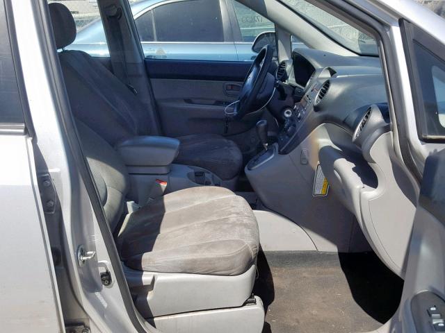 KNAFG526077110453 - 2007 KIA RONDO LX SILVER photo 5