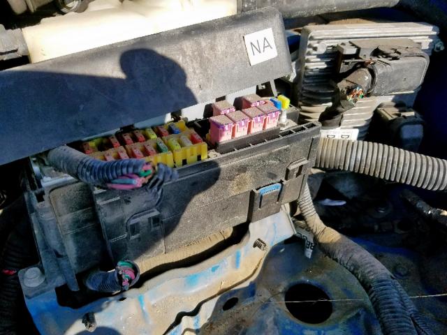 KL1TD66647B776119 - 2007 CHEVROLET AVEO BASE Көк фото 9