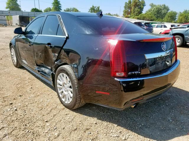 1G6DG5EY8B0167981 - 2011 CADILLAC CTS LUXURY BLACK photo 3