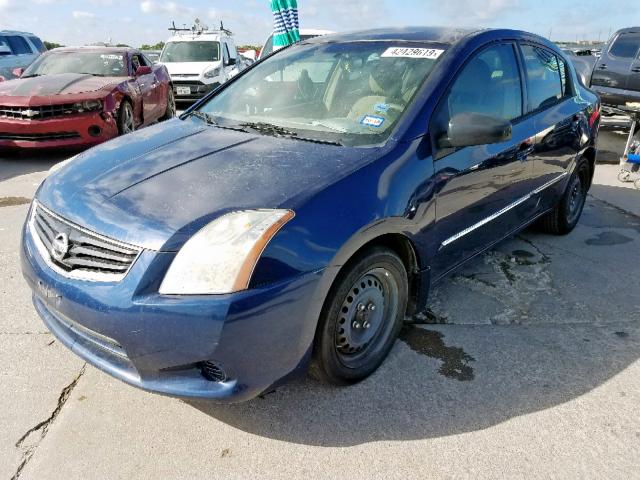 3N1AB6APXAL626045 - 2010 NISSAN SENTRA 2.0 BLUE photo 2