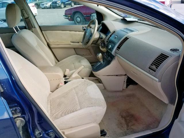 3N1AB6APXAL626045 - 2010 NISSAN SENTRA 2.0 BLUE photo 5