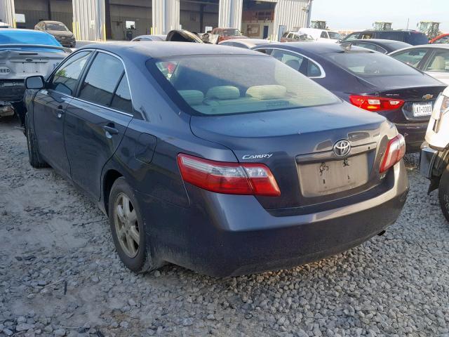 4T1BE46K87U052064 - 2007 TOYOTA CAMRY NEW GRAY photo 3